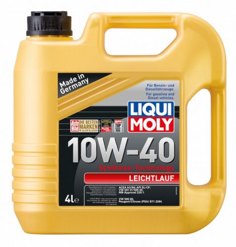 Liqui Moly Leichtlauf 10W-40 motorolaj 4L