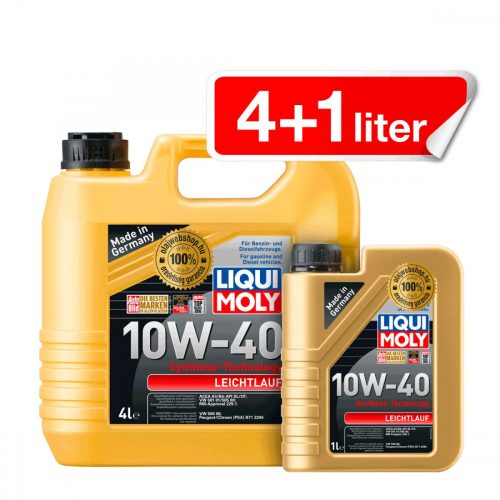 Liqui Moly Leichtlauf 10W-40 motorolaj 5L *csomag