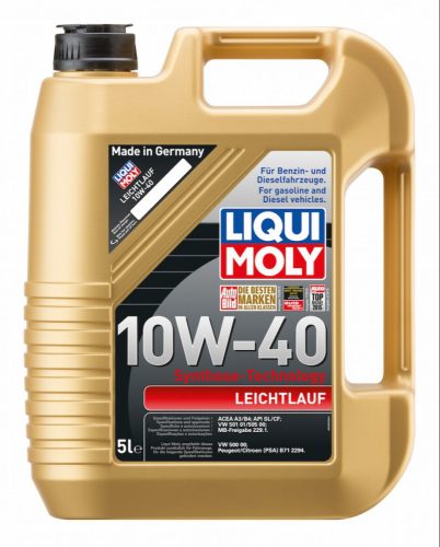 Liqui Moly Leichtlauf 10W-40 motorolaj 5L