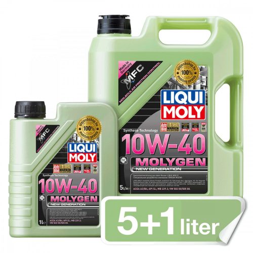 Liqui Moly Molygen New Generation 10W-40 motorolaj 6L *csomag