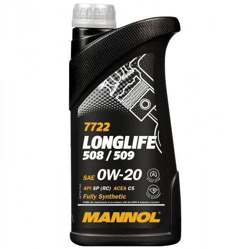 Mannol 7722 LongLife 508/509 0W-20 motorolaj 1L