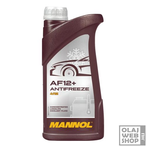 Mannol 4112 AF12+ ANTIFREEZE piros fagyálló koncentrátum -75°C 1L