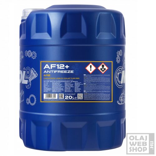 Mannol 4112 AF12+ ANTIFREEZE piros fagyálló koncentrátum -75°C 20L