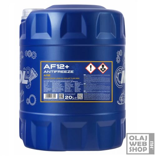 Mannol 4112 AF12+ ANTIFREEZE piros fagyálló koncentrátum -75°C 20L