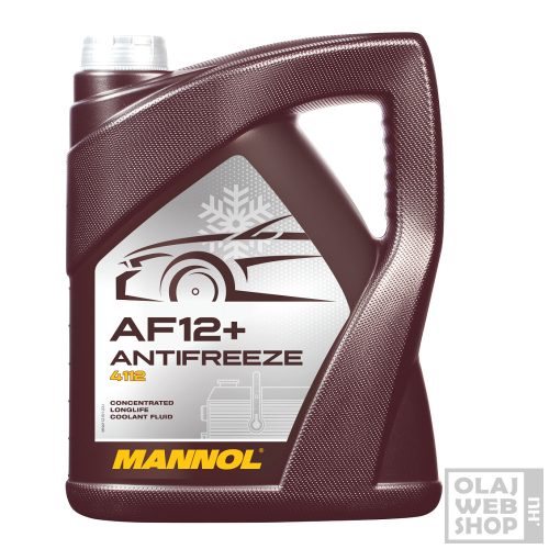 Mannol 4112 AF12+ ANTIFREEZE piros fagyálló koncentrátum -75°C 5L