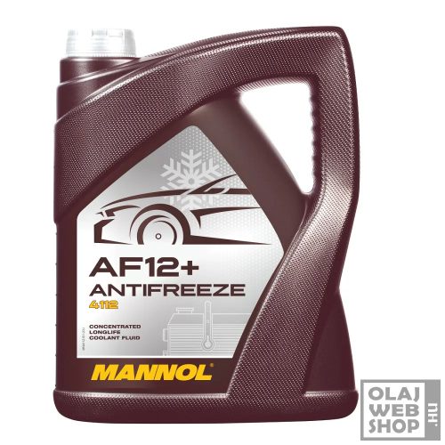 Mannol 4112 AF12+ ANTIFREEZE piros fagyálló koncentrátum -75°C 5L