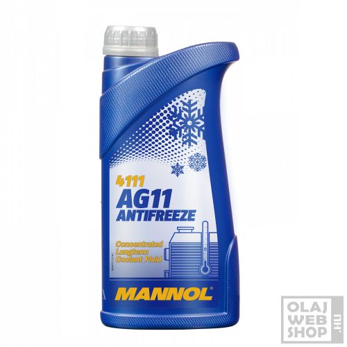 Mannol 4111 AG11 ANTIFREEZE kék fagyálló koncentrátum -75°C 1L
