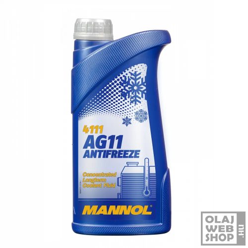 Mannol 4111 AG11 ANTIFREEZE kék fagyálló koncentrátum -75°C 1L