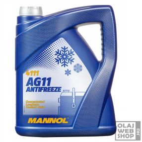   Mannol 4111 AG11 ANTIFREEZE kék fagyálló koncentrátum -75°C 5L