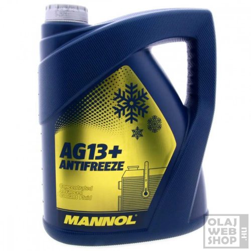Mannol 4114 AG13+ ANTIFREEZE sárga fagyálló koncentrátum -75°C 5L