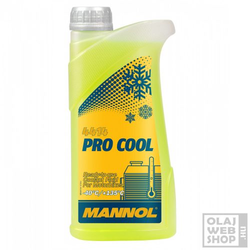 Mannol 4414 PRO COOL motorkerékpár fagyálló -40°C 1L