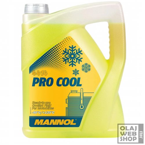 Mannol 4414 PRO COOL motorkerékpár fagyálló -40°C 5L