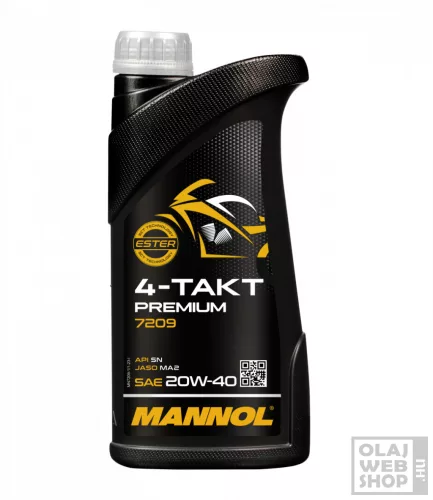 Mannol 7209 4-Takt Premium 20W-40 motorkerékpár olaj 1L
