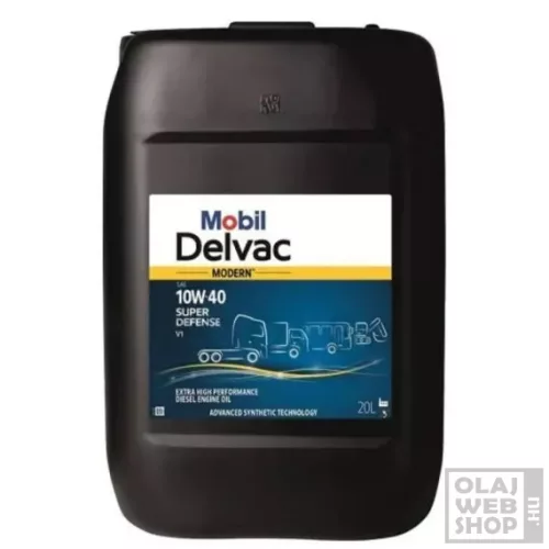 Mobil Delvac Modern 10W-40 Super Defense V1 teherautó motorolaj 20L