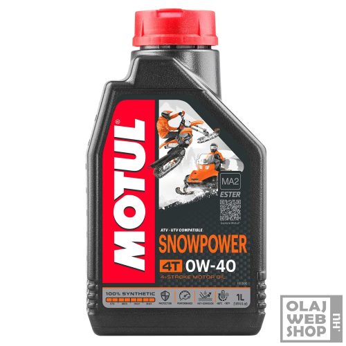 Motul SnowPower 4T 0W-40 hószánolaj (-60°C) 1L