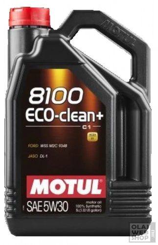 Motul 8100 ECO-clean+ 5W-30 motorolaj 5L