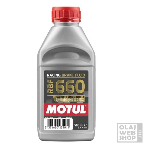 Motul RBF 660 Factory Line/DOT 4 verseny fékfolyadék 500ml