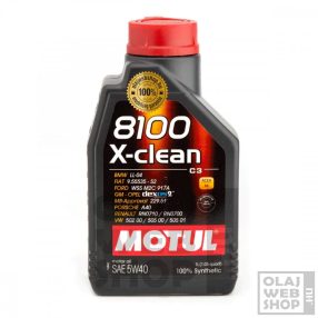 Motul 8100 X-clean 5W-40 motorolaj 1L