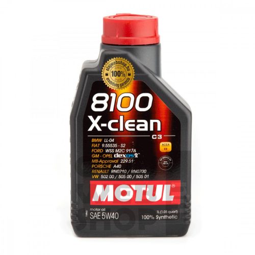 Motul 8100 X-clean 5W-40 motorolaj 1L
