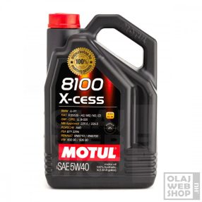 Motul 8100 X-cess 5W-40 motorolaj 5L