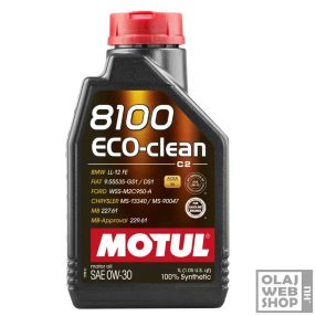 Motul 8100 ECO-clean 0W-30 motorolaj 1L