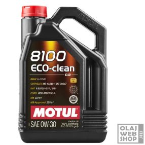 Motul 8100 ECO-clean 0W-30 motorolaj 5L