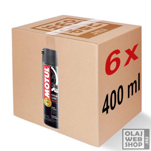 Motul C2+ Chain Lube Road Plus teflonos lánckenő spray 6x400ml (karton)