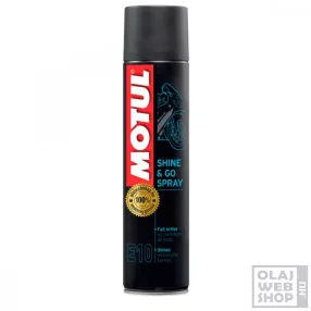 Motul E10 Shine & Go műanyag ápoló spray 400ml