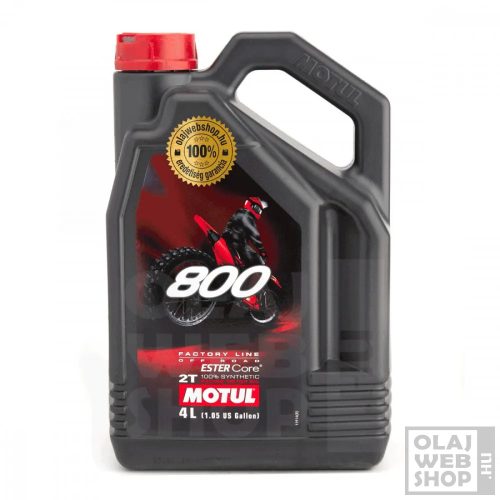 Motul 800 2T Factory Line Off Road motorkerékpár olaj 4L