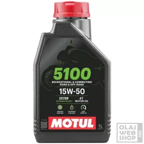 Motul 5100 4T 15W-50 motorkerékpár olaj 1L