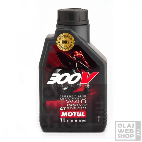 Motul 300V 4T Factory Line Road Racing 5W-40 motorkerékpár olaj 1L