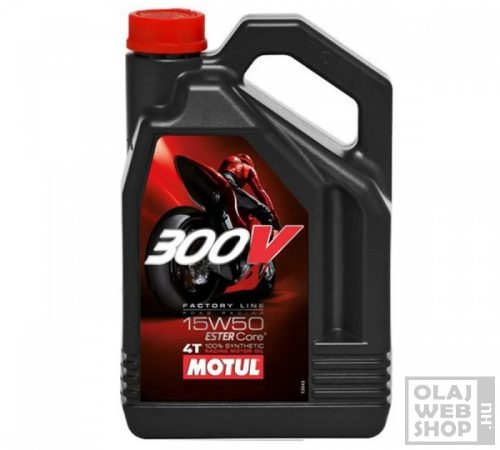 Motul 300V 4T Factory Line Road Racing 15W-50 motorkerékpár olaj 4L