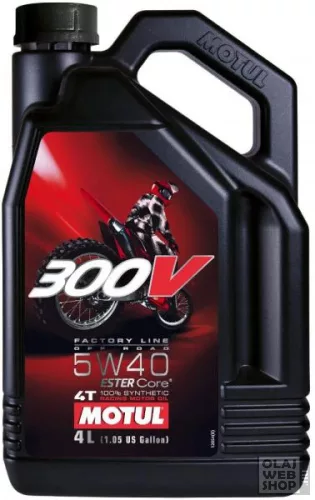 Motul 300V 4T FL Off Road 5W-40 motorkerékpár olaj 4L