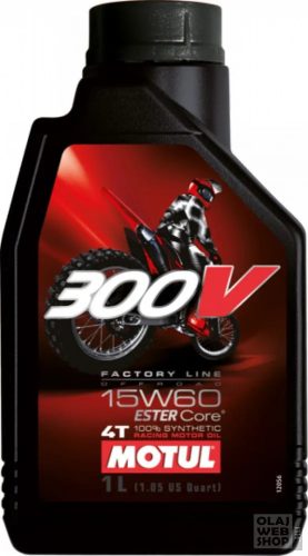 Motul 300V 4T Factory Line Off Road 15W-60 motorkerékpár olaj 1L