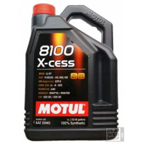 Motul 8100 X-cess 5W-40 motorolaj 4L