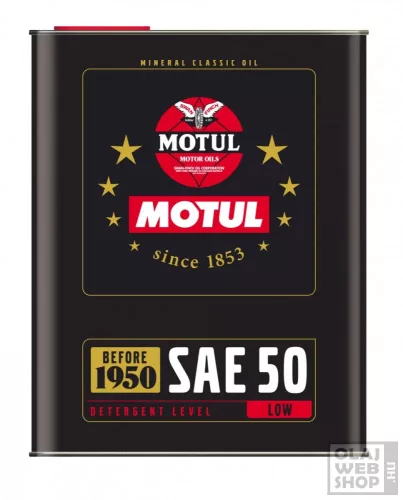 Motul Classic Oil SAE 50 motorolaj 2L (É)