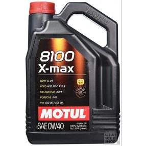 Motul 8100 X-max 0W-40 motorolaj 5L