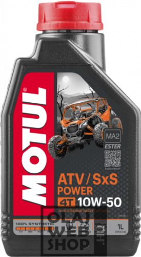 Motul ATV SxS Power 4T 10W-50 motorkerékpár olaj 1L