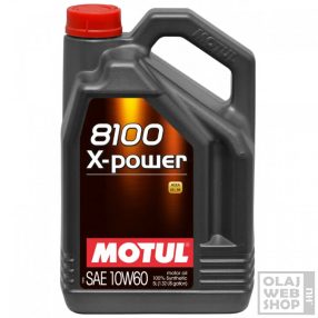 Motul 8100 X-power 10W-60 motorolaj 5L