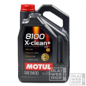 Motul 8100 X-clean+ 5W-30 motorolaj 5L