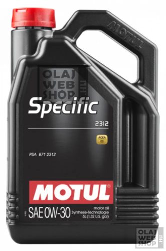 Motul SPECIFIC 2312 PSA 0W-30 motorolaj 5L