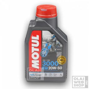 Motul 3000 4T 20W-50 ásványi motorkerékpár olaj 1L