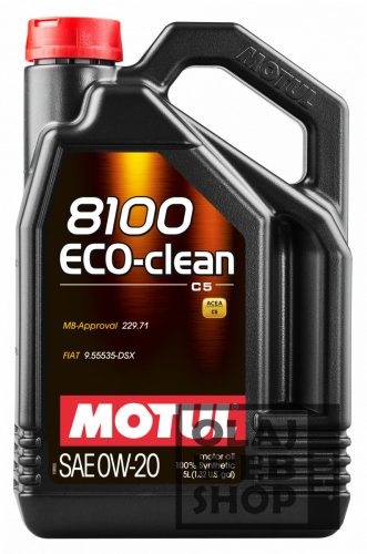Motul 8100 ECO-clean 0W-20 motorolaj 5L