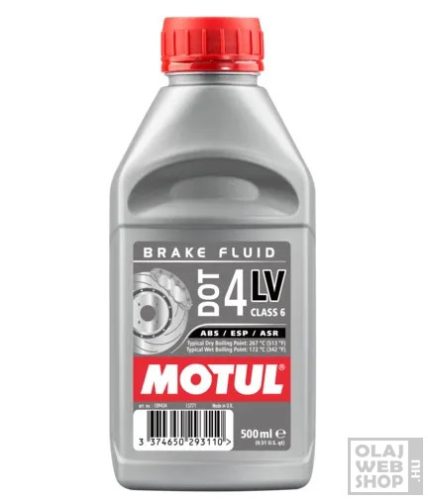 Motul Brake Fluid DOT 4 LV CLASS 6 fékfolyadék 500ml