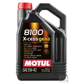 Motul 8100 X-Cess Gen2 5W-40 motorolaj 4L