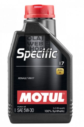 Motul SPECIFIC 17 RENAULT 5W-30 motorolaj 1L