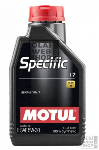 Motul SPECIFIC 17 RENAULT 5W-30 motorolaj 1L