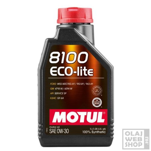 Motul 8100 ECO-Lite 0W-30 motorolaj 1L