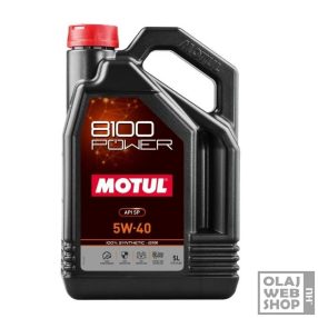 Motul 8100 Power 5W-40 motorolaj 5L