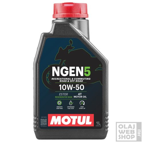 Motul NGen5 4T 10W-50 motorkerékpár olaj 1L